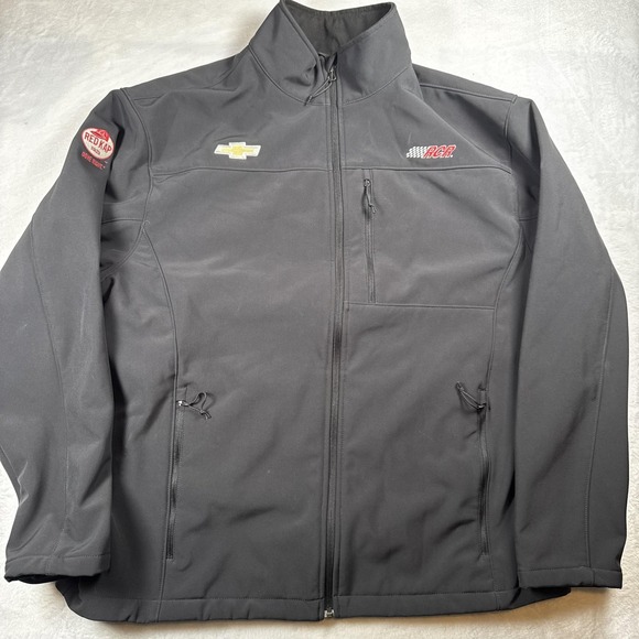 Red Kap Jacket Mens XL Chevrolet RCR Racing Soft Shell Full Zip Embroidered - Picture 1 of 9